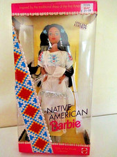 BARBIE 1753 - BARBIE NATIVE AMERICAN BRUNE - EDITION SPECIALE et BOITE D'ORIGINE