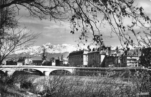 3925 cpsm grenoble pont - cpsm,
