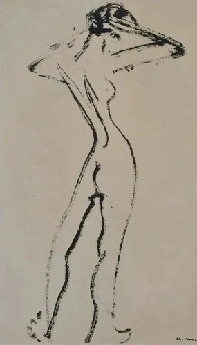 Albert marquet femme nue se - albert,