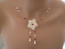 Collier Femme  Rouge