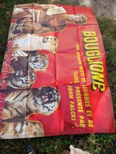 AFFICHE CIRQUE BOUGLIONE   TIGRES ET LIONNE  240X160CM