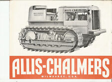 ALLIS CHALMERS TRACTEURS M WM HD WHD 7 10 14 / FRENCH / catalogue brochure