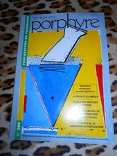 Revue Porphyre, préparateur