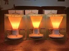 🇨🇵 3 lampes de chevet vintage GeBéX 5650 NOS années 60 – Space Age/Mid-Century