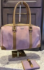 Vintage Pink Gucci Suede Mini