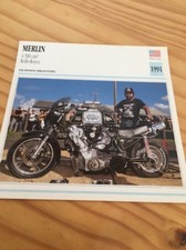 Merlin 4500 cm3 Rolls Royce 1991 Carte moto Collection Atlas USA