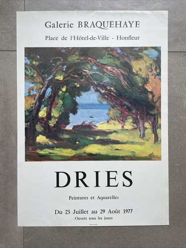 Jean dries original poster - dries,