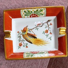 Cendrier Hermès motif oiseau