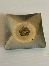 Ancien Cendrier SNCF quai train cheminot Old S N C F  industriel