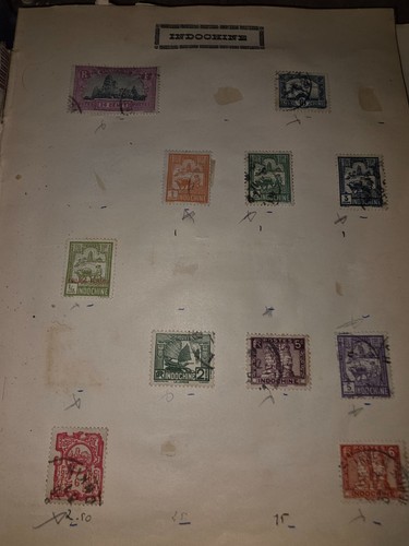 Lot timbres ancien inde - lot, 45