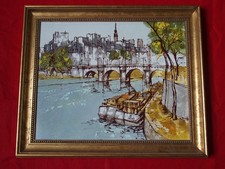 TABLEAU PEINTURE /LE POND NEUF