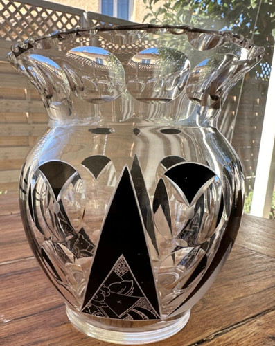 Vase ancien art - ancien, cristal
