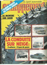 ECHAPPEMENT N°172 SAMBA RALLY GR. B / FUEGO "PRODUC" ET "KITEE" / NEIGE CONDUITE