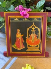 Antique en Bois Métal Ajusté Mural Décor Fenêtre Panneau Original Fin Main Gravé