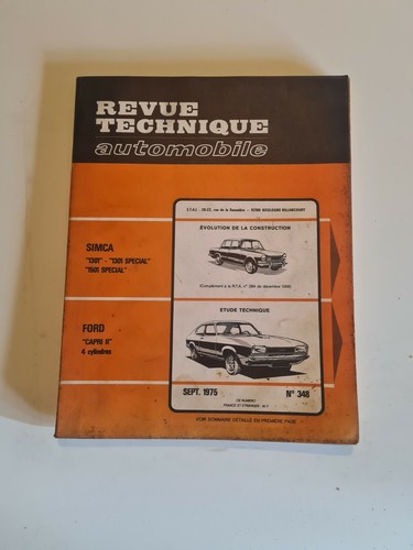 Revue technique automobile - revue,