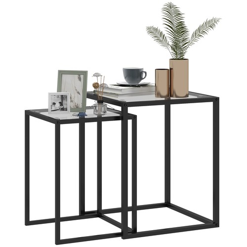 Homcom lot tables - de, basse