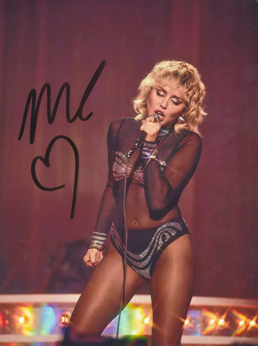 Miley cyrus signed - miley,