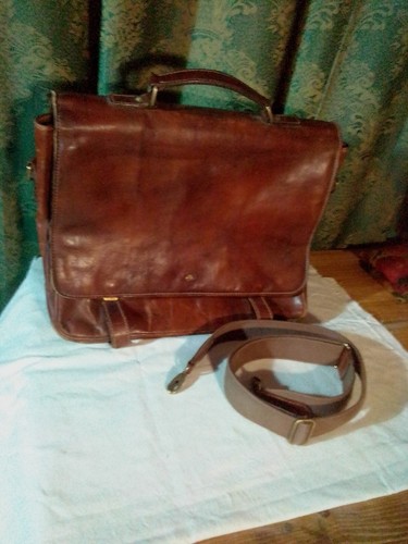 Cartable cuir vintage the - cuir,