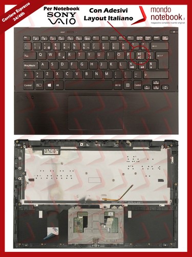 Clavier avec top boîtier sony - top,