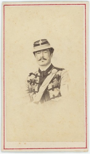 Cdv 1870 militaire - cdv, c.1870.