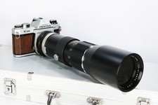 M42 Objectif Téléobjectif SOLIGOR 400mm f/6,3 Bague pour PENTAX K Filtre Étui