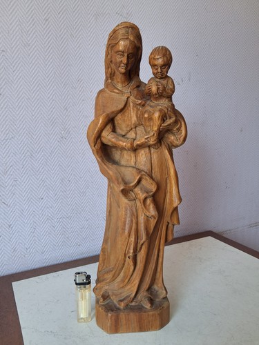 Grande statue bois - en, vierge
