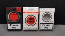 Lot de 3 paquets de cigarettes