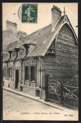 Cpa lisieux vieille maison - cpa, lisieux,