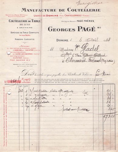 Domine coutelier georges - 86,