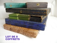 8 coffrets ménagère VIDES couteaux ,ménagère.