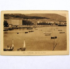 cpa 20 Ajaccio un coin du port Corse
