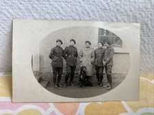 Ancienne Cpa Photo Soldat Classeur Alpin Souvenir Groupe