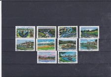 FRANCE 2013 CROIX ROUGE RUISSEAUX RIVIERES SERIE COMPLETE DE 10 TIMBRES OBLITERE