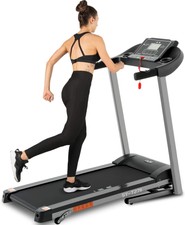 ISE Tapis de Course Pliable Electrique Professionnel, Motorisé jusqu'à 14 KM/H