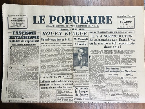 Clermont ferrand libéré 1944 - ferrand,