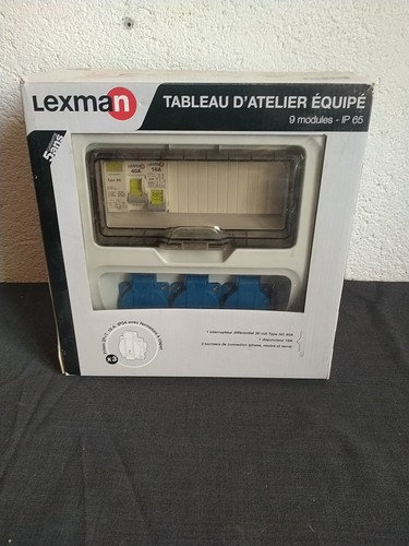 Tableau electrique équipé - tableau,