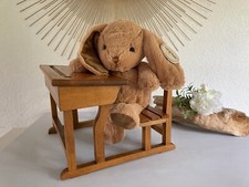 525⚜️ Peluche Doudou Le Lapin Tout Doux Teddy Kompaniet Hauteur 27 Cm Assis