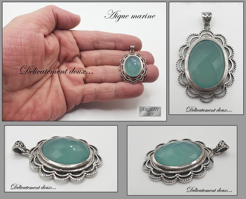 Beau pendentif argent - argent, 925