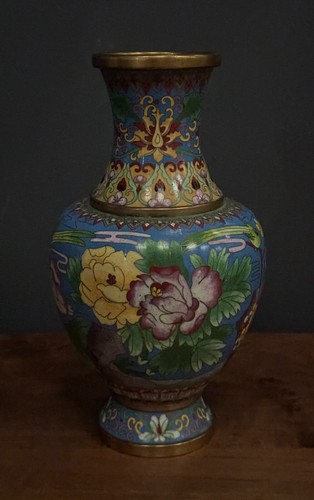 Vase cloisonné chine milieu - vase,