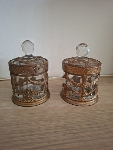 Paire pots poudre - de,