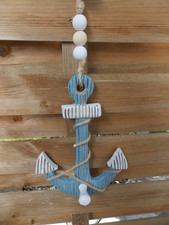 Porte manteau Ancre marine, en