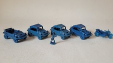 1/72 ATLANTIC LOT 4 SCHWIMMWAGEN WOLKSWAGEN + SIDE CAR BMW
