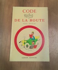 LIVRE CODE DE LA ROUTE DUBOUT EDITION GONON 1956 