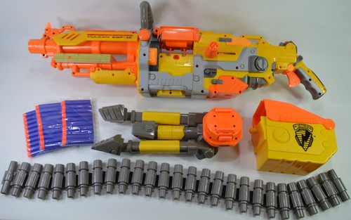 Nerf vulcan with new darts - vulcan,