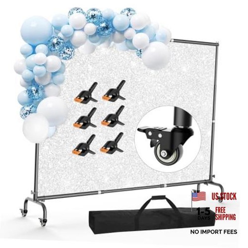 Backdrop stand with - backdrop, wheels