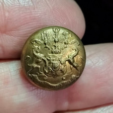 ANCIEN BOUTON DE LIVRÉE. NOBLESSE. 17MM. BLASON FAMILLE BARON DE ROTHSCHILD.
