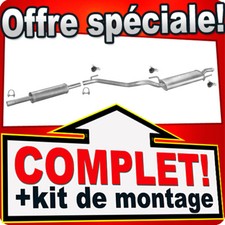 Échappement pour VW GOLF 3 III 1.4 1.6 1.8 Hayon Cabrio 1993-1997 Silencieux