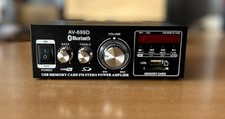 Prise en charge de l'amplificateur stéréo AV-699BT 400W 2CH Bluetooth Home...