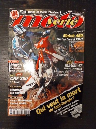 Moto verte 370 - verte, montesa