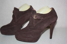 LOLA CRUZ Escarpins Talons Hauts cuir marron T 40 BON ETAT